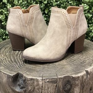 Qupid Stone Washed Booties size 6